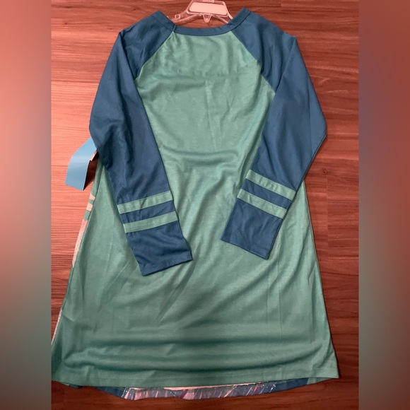 Disney CollectionGirls Long Sleeve Elsa Frozen Crew Neck Nightshirt size 9/10 - Picture 7 of 7